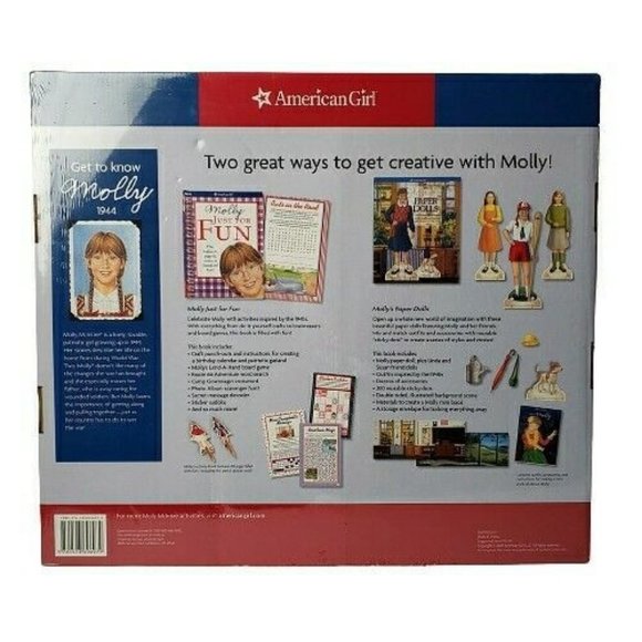 American Girl Molly's Activity Book Pack 2-in-1 Book Set Girls NEW - Picture 5 of 9